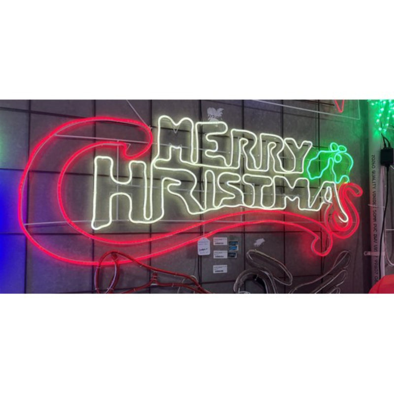 Neon Motif light,36V 16M LED Neon Motif Light Merry Christmas with Controller