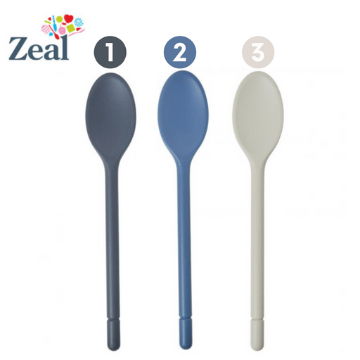 Ronis Zeal Cosy Silicone Cooks Spoon 30x5.5x1.5cm 3 Asstd