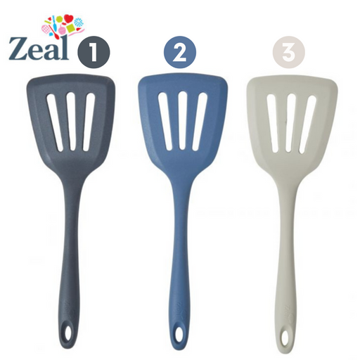 Ronis Zeal Cosy Silicone Slotted Turner 30x10x2cm 3 Asstd