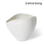 Ronis Zelma Vase White 21x17x15cm – thumbnail
