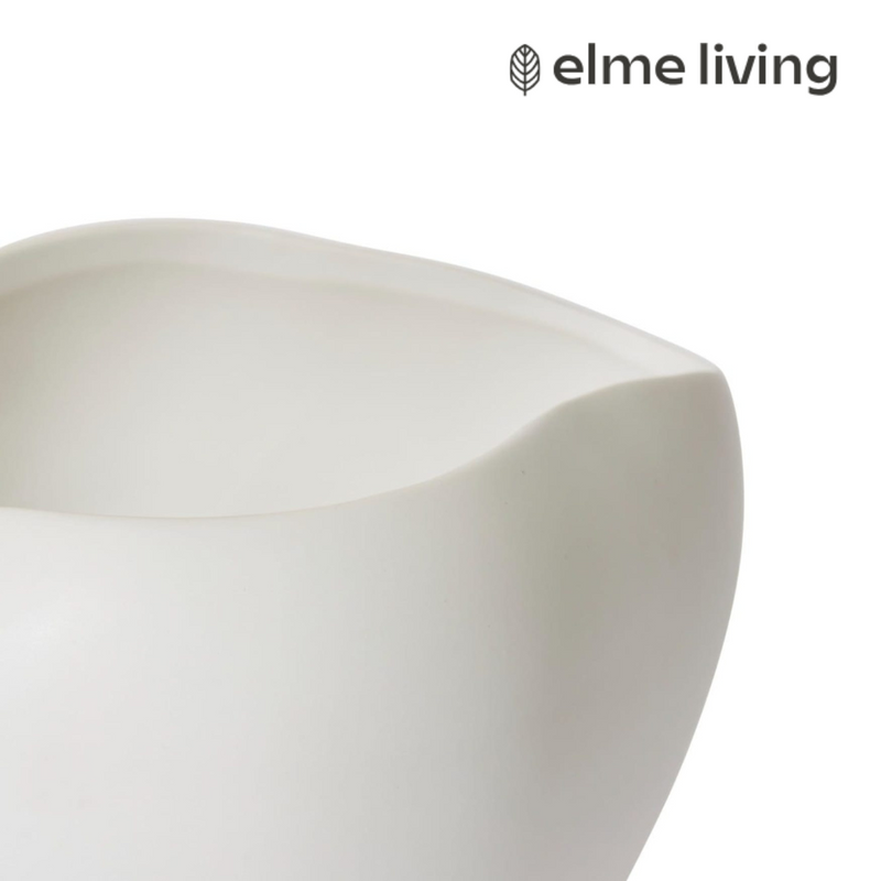 Ronis Zelma Vase White 21x17x15cm