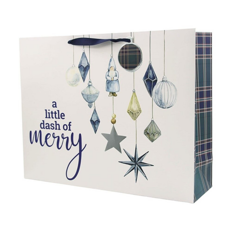 A Little Dash Of Merry Horizontal Gift Bag xlrg 51x15xh40cm