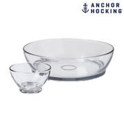 Anchor Hocking Whitman Chip and Dip Set
