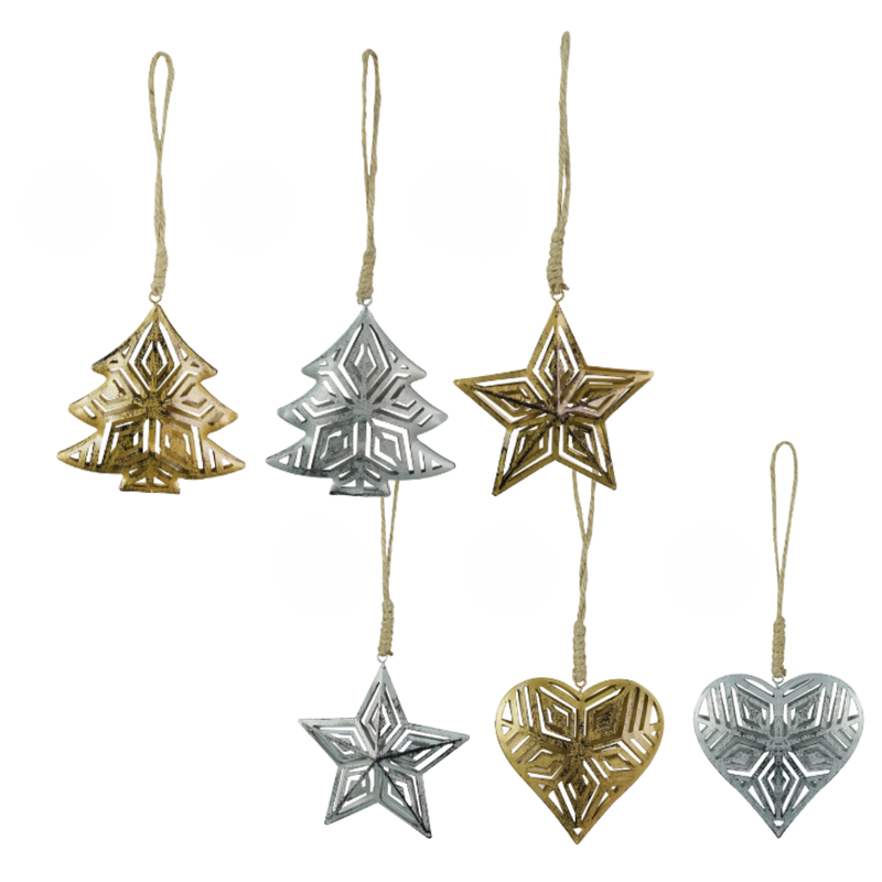 Christmas Ornament™ Antique Metal Diecut Decor