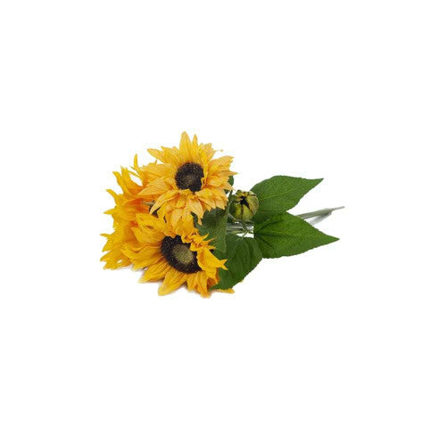 Sunflower Bouquet x3 Yellow 45cml