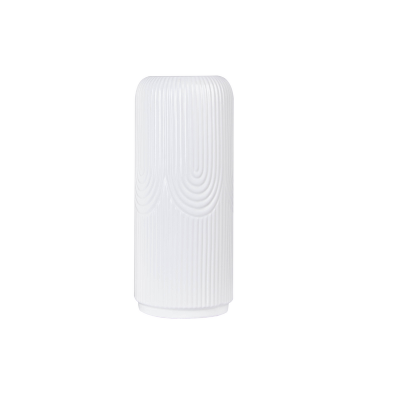 Archerella Vase 12x30 Wht