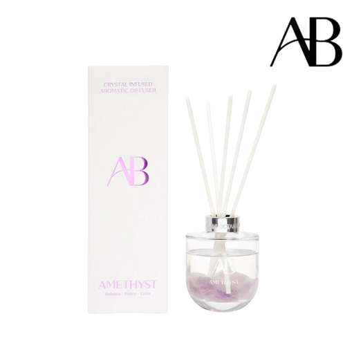 Aromabotanical Crystal Infused Diffuser 200ml - Amethyst