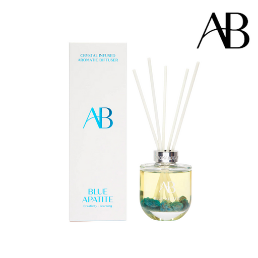 Aromabotanical Crystal Infused Diffuser 200ml - Blue Apatite