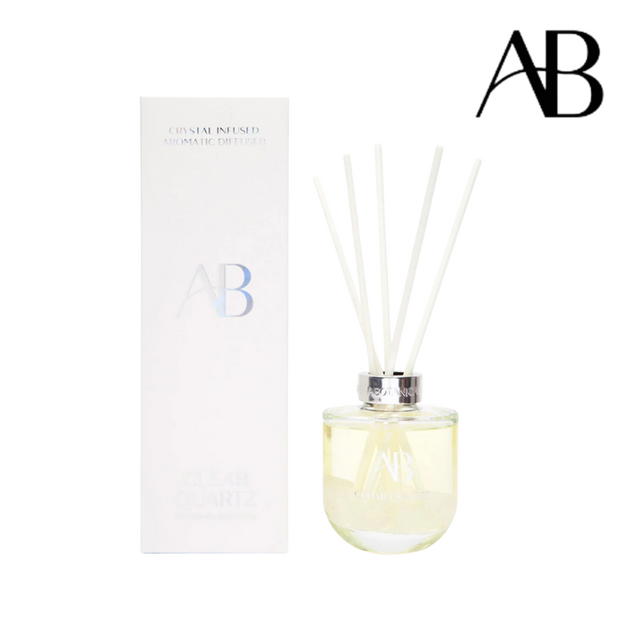 Aroma botanical Crystal Infused Diffuser 200ml - Clear Quartz