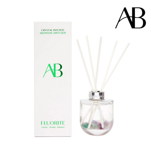 Aromabotanical Crystal Infused Diffuser 200ml - Fluorite