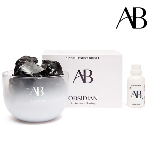 Aromabotanical Crystal Potpourri - Obsidian