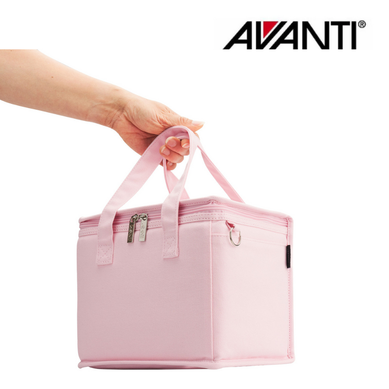 AvantiI Insulated Canvas Lunch Bag Blush Pink