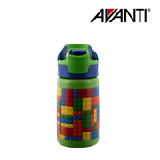 Avanti YumYum Auto Flip Spout Insulated Bottle 375ml Blocks