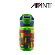 Avanti YumYum Auto Flip Spout Tritan Bottle 450ml Blocks