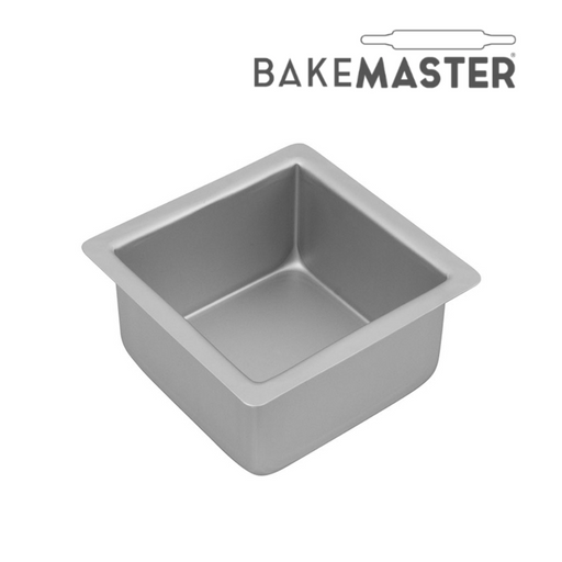 BAKEMASTER S/ANO SQR CAKE PAN 12.5X7.5CM