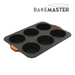 Bakemaster Silicone 6 Cup Jumbo Muffin
