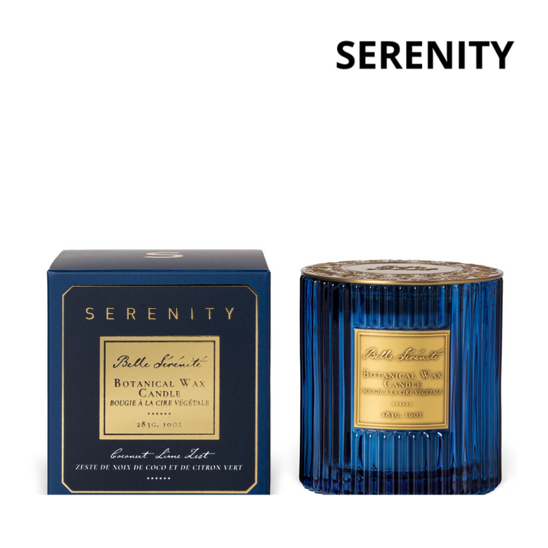 BELLE SÉRÉNITÉ Glass Candle in box 283g - Coconut Lime Zest