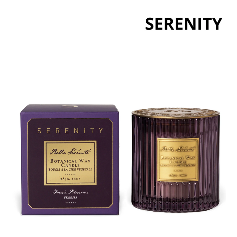 BELLE SÉRÉNITÉ Glass Candle in box 283g - Freesia Blossoms