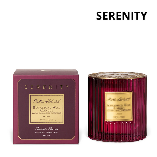 BELLE SÉRÉNITÉ Glass Candle in box 283g - Tuberose Berries