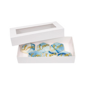 Rectangle Biscuit Box 22.5x11.5x4cm – Ideal for Cookies, Biscuits, and Pastries
