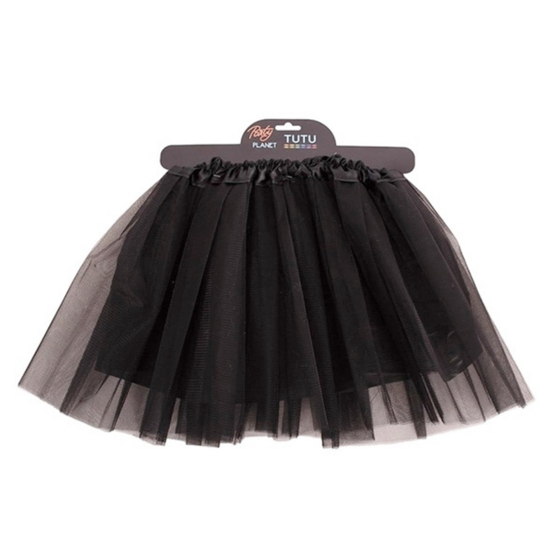 Black Tutu 30Cm 3 Layer