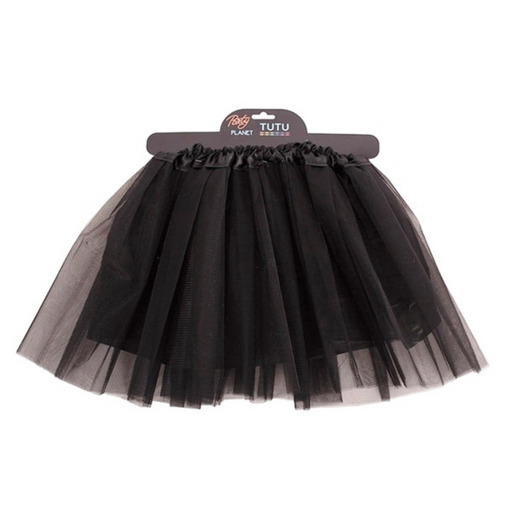Black Tutu 30Cm 3 Layer