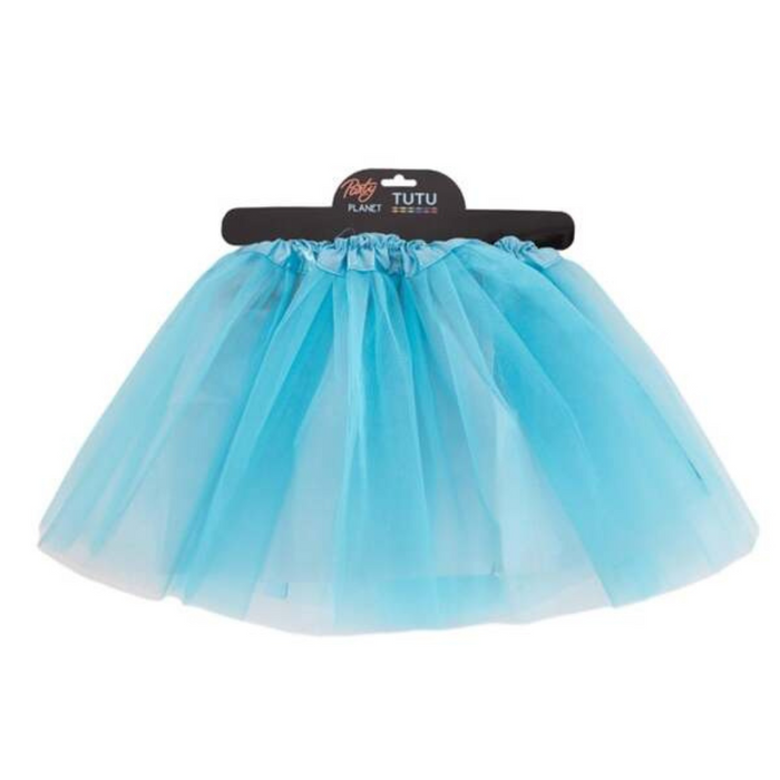 Blue Tutu – 30cm 3-Layer Kids Dress Up Skirt