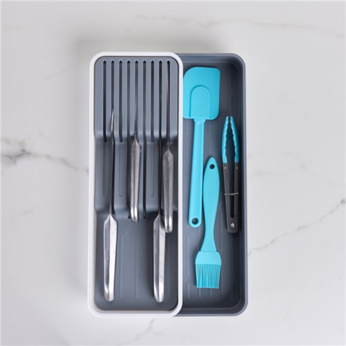 BOXSWEDEN BRITE 2 SECTION KNIFE ORGANISER & STORAGE COMPARTMENT