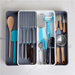 BOXSWEDEN BRITE 4 SECTION KNIFE ORGANISER & STORAGE COMPARTMENTS