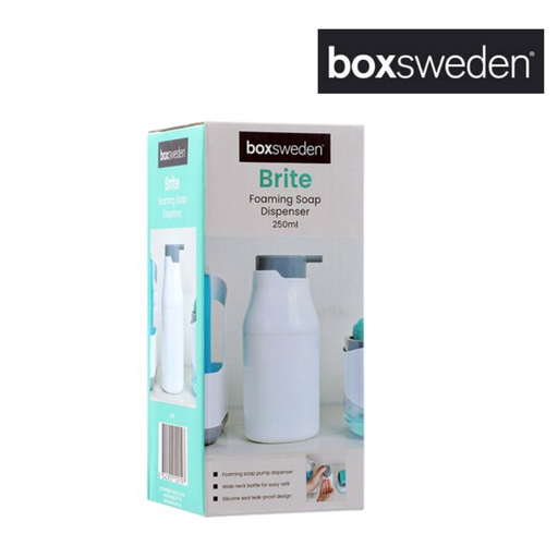 BOXSWEDEN BRITE FOAMING SOAP DISPENSER 250ML