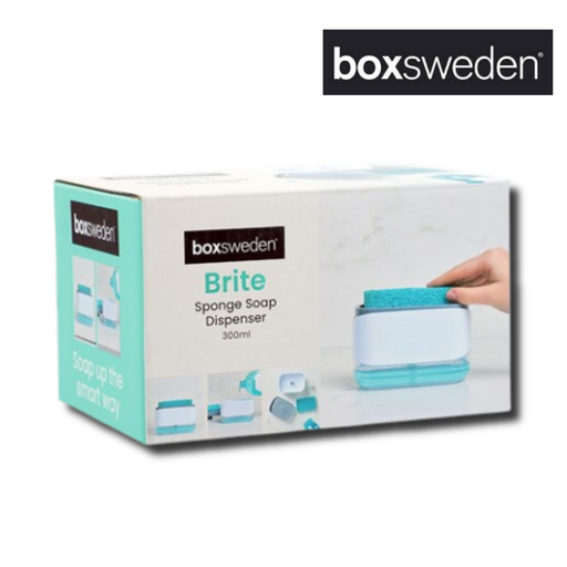 BOXSWEDEN BRITE SPONGE SOAP DISPENSER 300ML