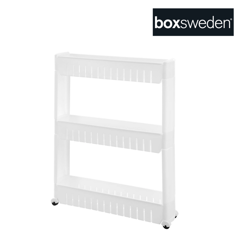 Boxsweden Storage Shelf 3 Tierslim 54X12X72Cm
