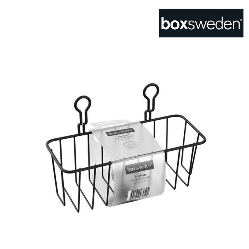 Boxsweden Wire Suction Rectangle Caddy 24.5X11.5X14.5Cm