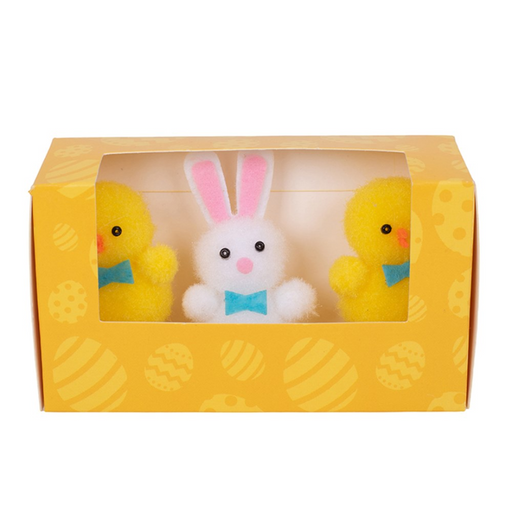 Bunny and Chick 3PK 6CM