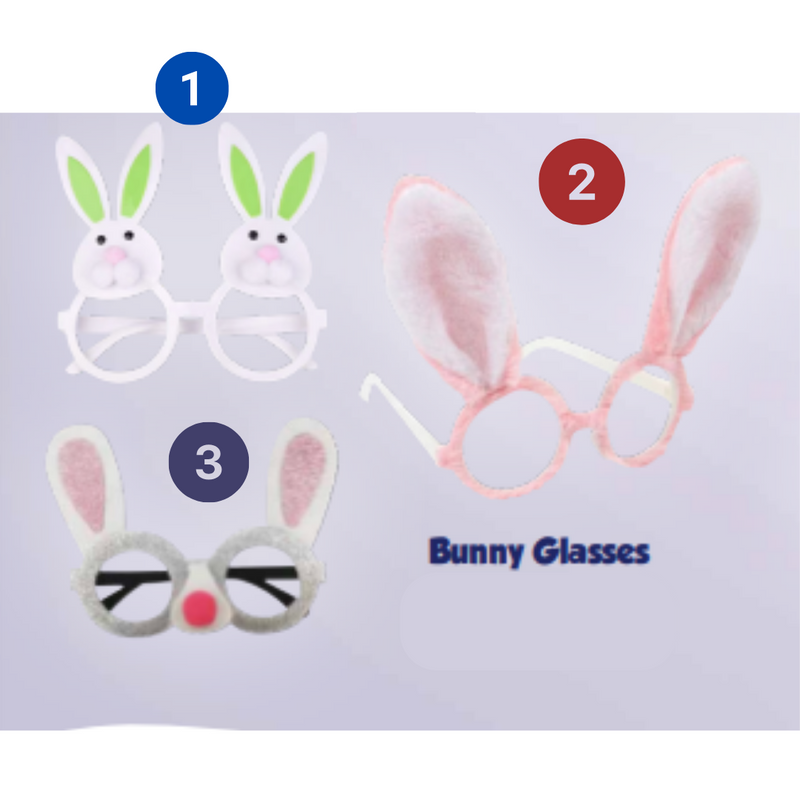Bunny Glasses Asst