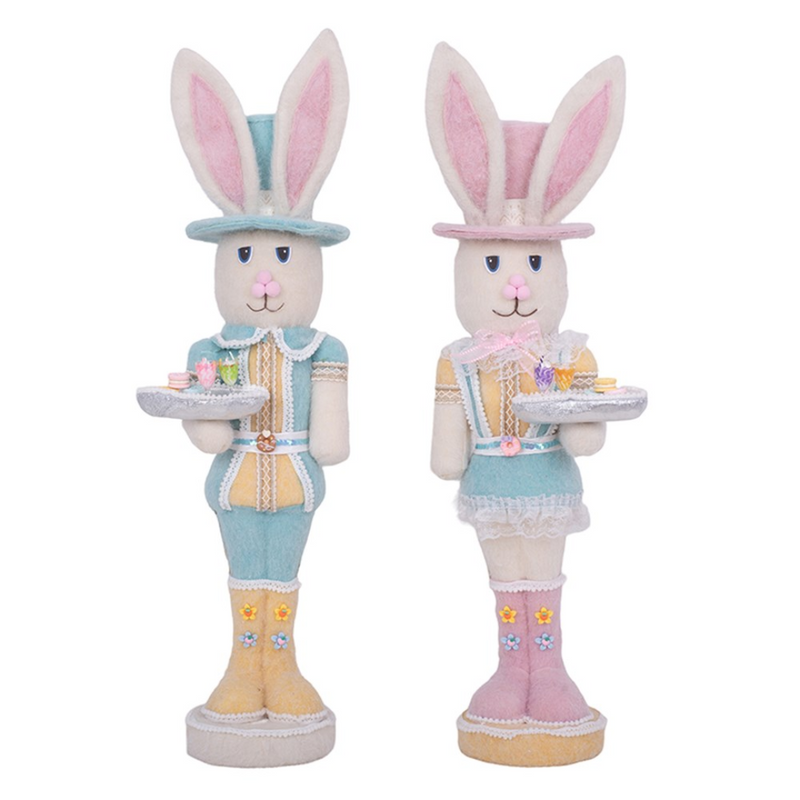 Bunny Nutcracker 72cm 2 Assorted