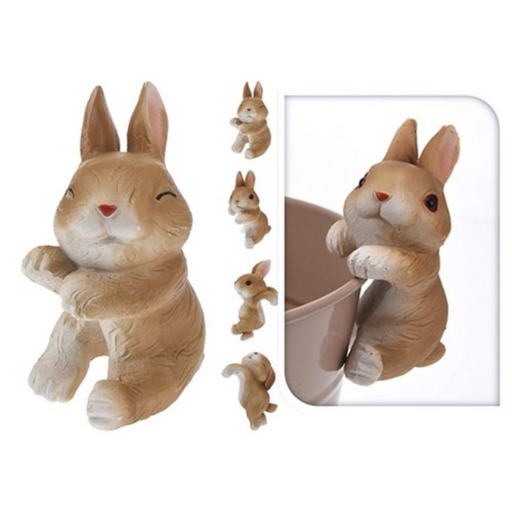 Bunny Pot Hanger 9cm 4 Assorted