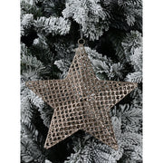 Champagne Metal Star 24x4cm – thumbnail