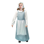 Children Blue Pioneer Girl Costume 10-12 years
