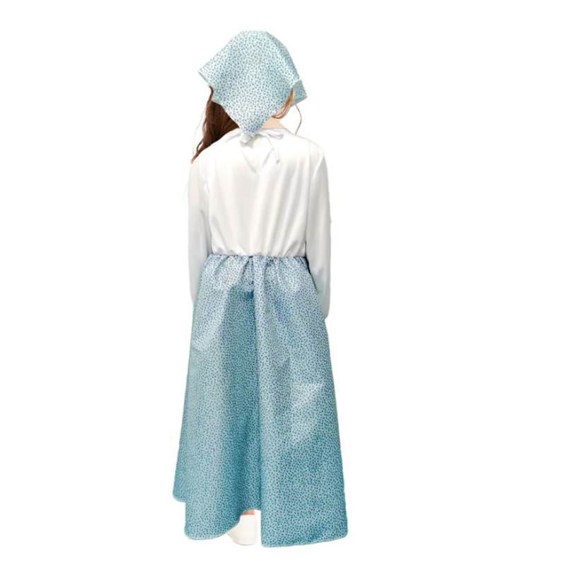 Children Blue Pioneer Girl Costume 10-12 years