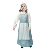 Children Blue Pioneer Girl Costume 6-9years