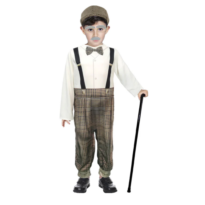 Children Elderly Man Costume 4-6 years
