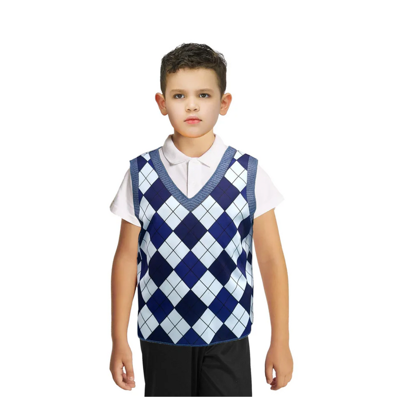Children Grandpa Vest (Blue)