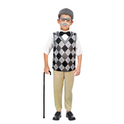 Children Grandpa Vest Grey – thumbnail
