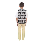 Children Grandpa Vest Grey – thumbnail
