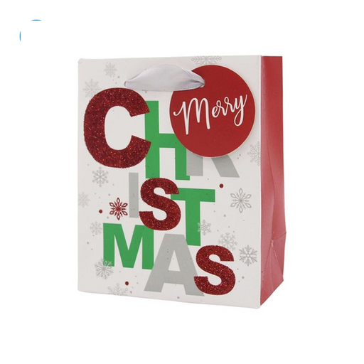 Christmas Gift Bag Sml 11.1x13.7x6.2cm 2pk