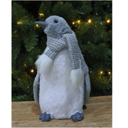 Christmas Glitter Plush Penguin 30cm – thumbnail