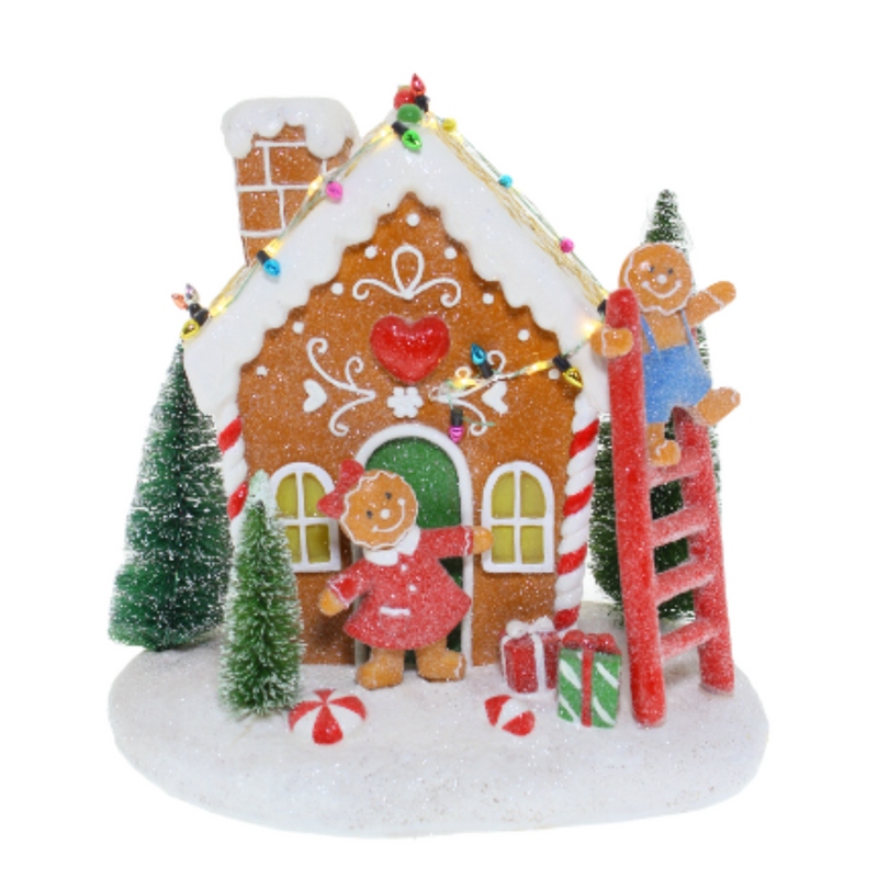 Christmas Led Gingerbread House Ronis