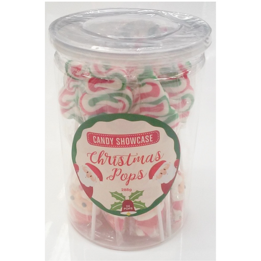 Christmas Tree & Santa Pops Tub 288g