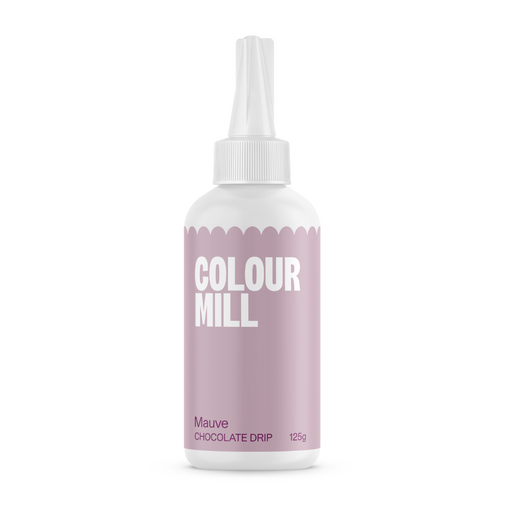 Colour Mill Chocolate Drip Mauve 125g – Ready-to-use pastel mauve cake drip bottle

